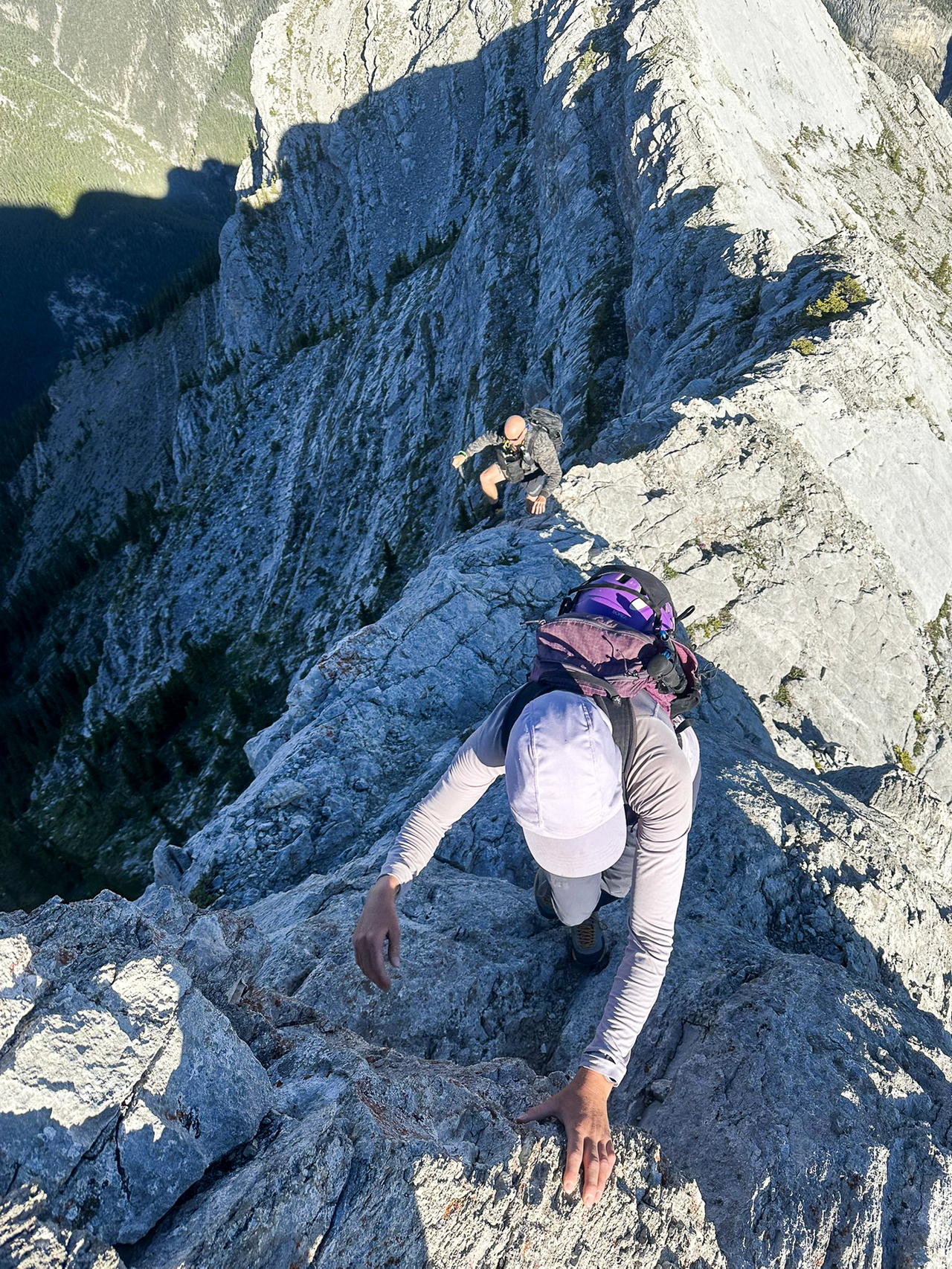 Megan & me on the SE ridge