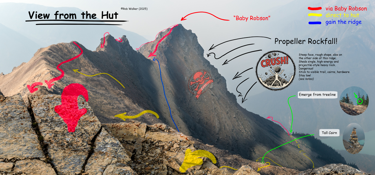 Baby Robson from the hut